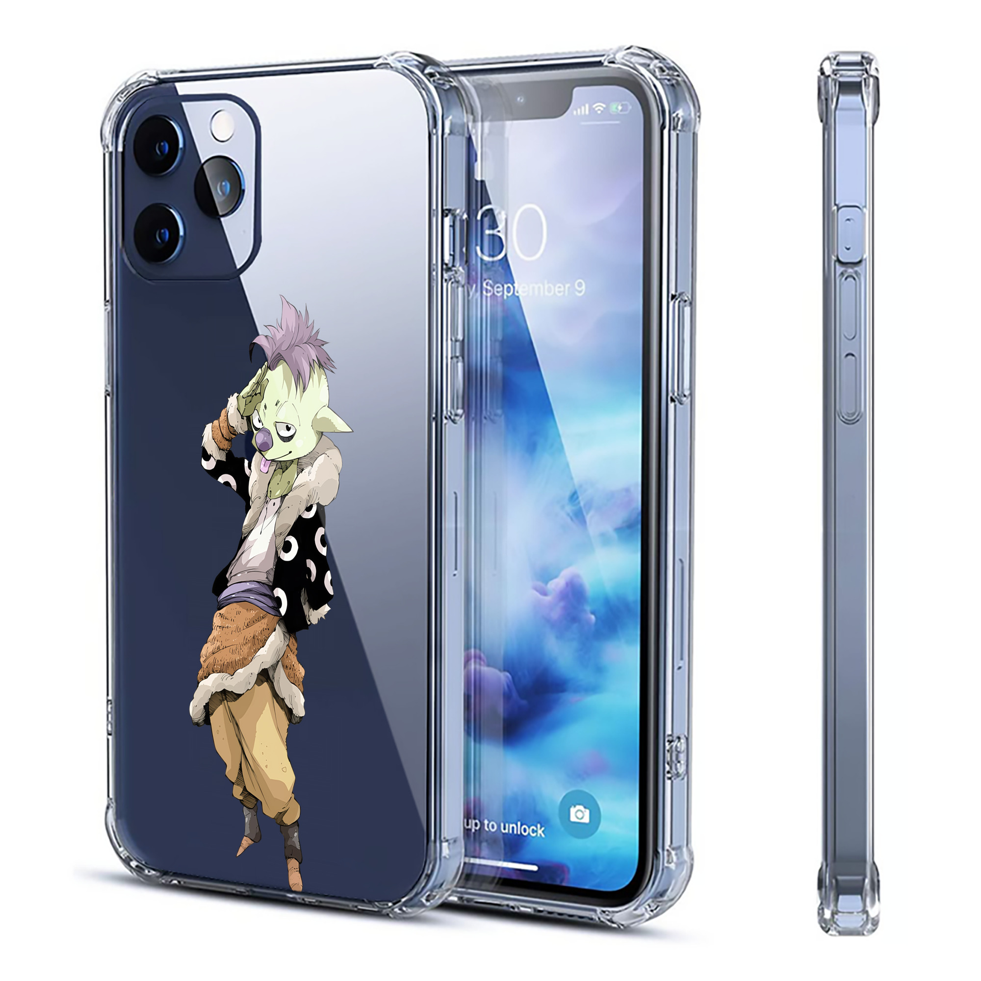 （画像用） 転スラ Regarding Reincarnated to Slime 【iPhone 12シリーズ対応】透明スマホケース（クリアソフトケース）